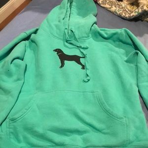 Blue black dog sweatshirt